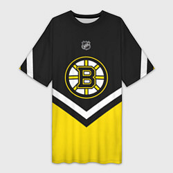 Женская длинная футболка NHL: Boston Bruins