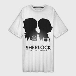 Женская длинная футболка Sherlock Edition