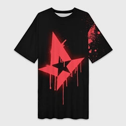 Женская длинная футболка Astralis: Black collection