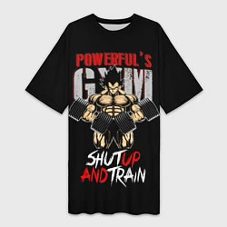 Женская длинная футболка Powerful Gym