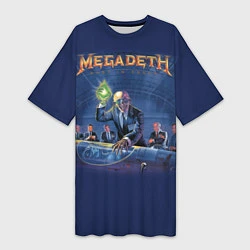 Женская длинная футболка Megadeth: Rust In Peace