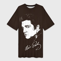 Женская длинная футболка Elvis Presley