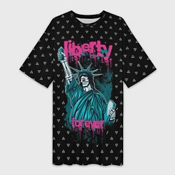 Женская длинная футболка Liberty Forever