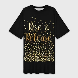 Женская длинная футболка Rise & Release