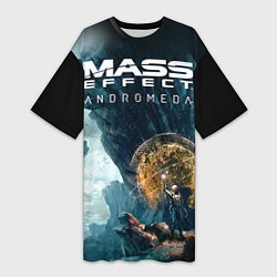 Женская длинная футболка Mass Effect: Andromeda
