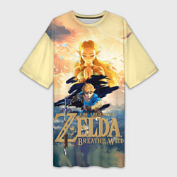 Женская длинная футболка The Legend of Zelda