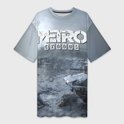 Женская длинная футболка Metro Exodus: Cold Winter