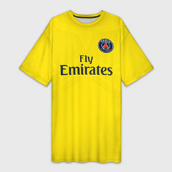 Женская длинная футболка PSG FC: Neymar Away 17/18