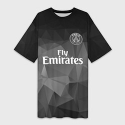 Женская длинная футболка PSG FC: Polygons 2018