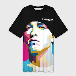 Женская длинная футболка Eminem Poly Art