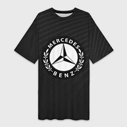 Женская длинная футболка Mercedes-Benz