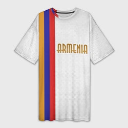Женская длинная футболка Armenia Line
