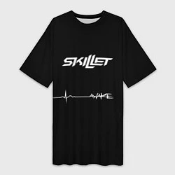 Женская длинная футболка Skillet Awake