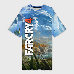 Женская длинная футболка Far Cry 4: Ice Mountains
