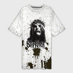 Женская длинная футболка Slipknot Demon