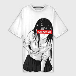 Женская длинная футболка Senpai Style