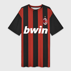 Женская длинная футболка AC Milan: Ronaldo Retro