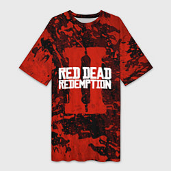 Футболка женская длинная Red Dead Redemption: Part II, цвет: 3D-принт