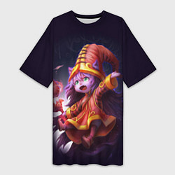 Футболка женская длинная Lulu League of Legends, цвет: 3D-принт