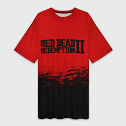 Женская длинная футболка Red Dead Redemption II