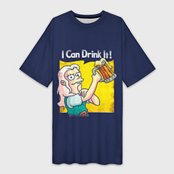 Женская длинная футболка I Can Drink It!