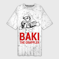Женская длинная футболка Baki the Grappler