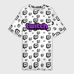 Женская длинная футболка Twitch Online