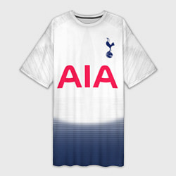 Футболка женская длинная FC Tottenham: Dele Alli Home 18-19, цвет: 3D-принт