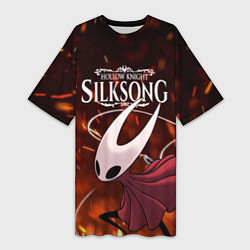 Футболка женская длинная Hollow Knight: Silksong, цвет: 3D-принт