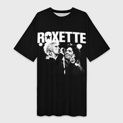 Женская длинная футболка Roxette