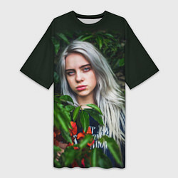 Женская длинная футболка BILLIE EILISH