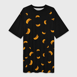 Женская длинная футболка Банана