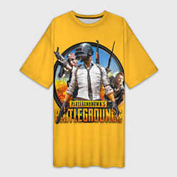 Женская длинная футболка PUBG