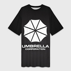 Футболка женская длинная Umbrella Corporation, цвет: 3D-принт