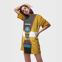 Футболка женская длинная CL4P-TP, цвет: 3D-принт — фото 2