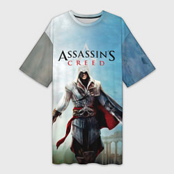 Женская длинная футболка Assassins Creed