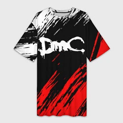 Женская длинная футболка DEVIL MAY CRY DMC
