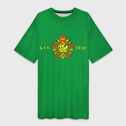 Женская длинная футболка Пограничные Войска КГБ СССР