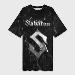 Женская длинная футболка SABATON