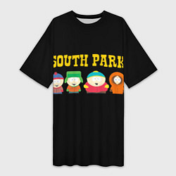 Женская длинная футболка South Park