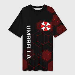 Женская длинная футболка UMBRELLA CORP