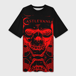 Футболка женская длинная Castlevania, цвет: 3D-принт