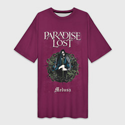 Футболка женская длинная Paradise Lost, цвет: 3D-принт