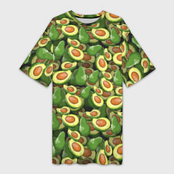 Женская длинная футболка Avocado