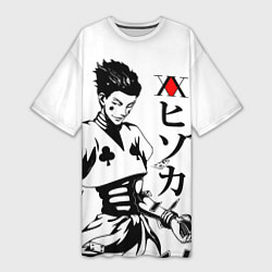 Футболка женская длинная Hunter x Hunter, Hisoka, цвет: 3D-принт