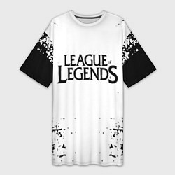 Футболка женская длинная League of legends, цвет: 3D-принт