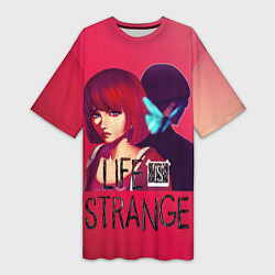 Футболка женская длинная ХлояМакс, цвет: 3D-принт