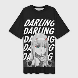 Женская длинная футболка ZeroTwo Darling in the Franx