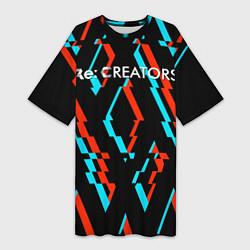 Футболка женская длинная Re:Creators, цвет: 3D-принт
