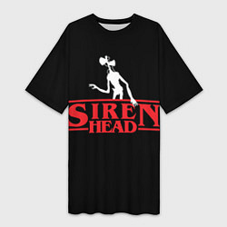 Женская длинная футболка Siren Head